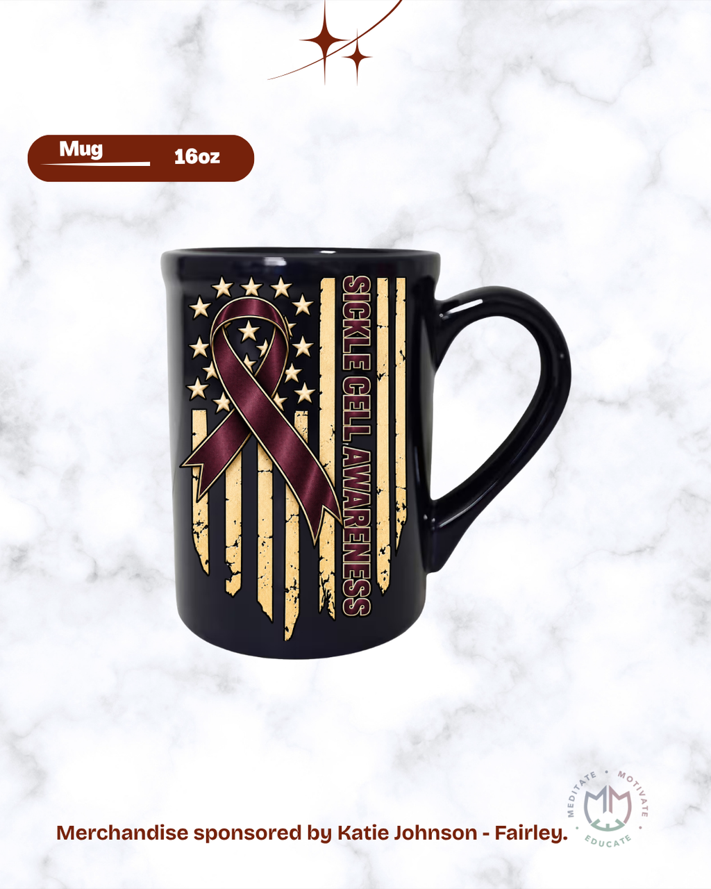 Sickle Cell Awareness Mug – 16oz